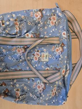 Cath Kidston Blue Floral Bambi Tote Bag